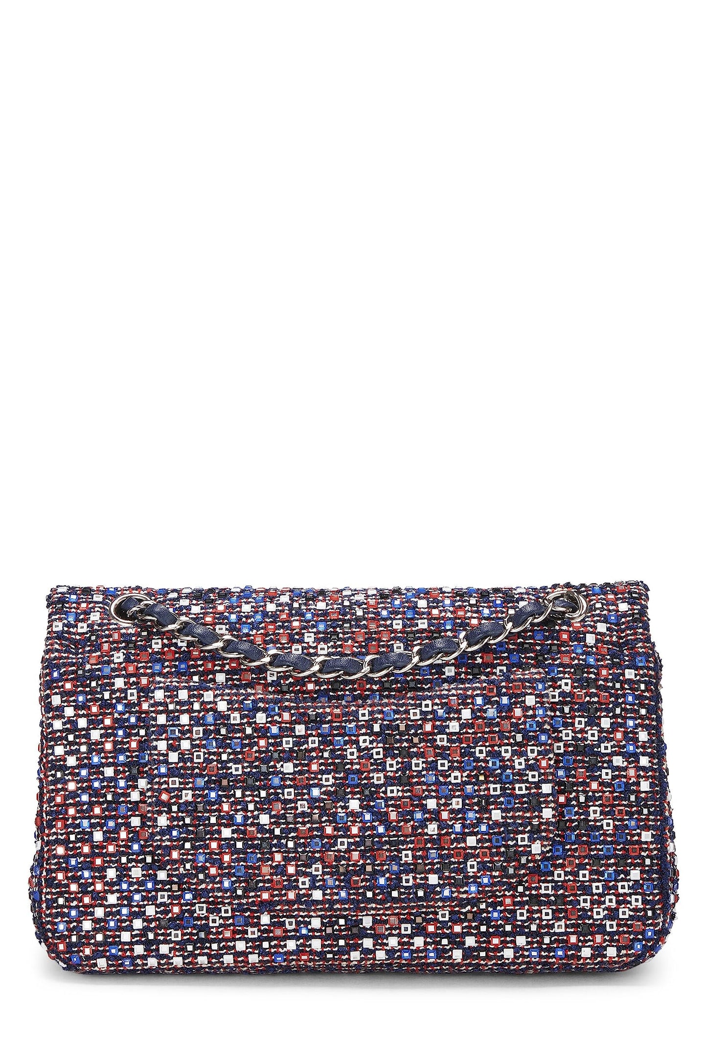 Chanel, Multicolor Tweed Classic Double Flap Medium, Multi
