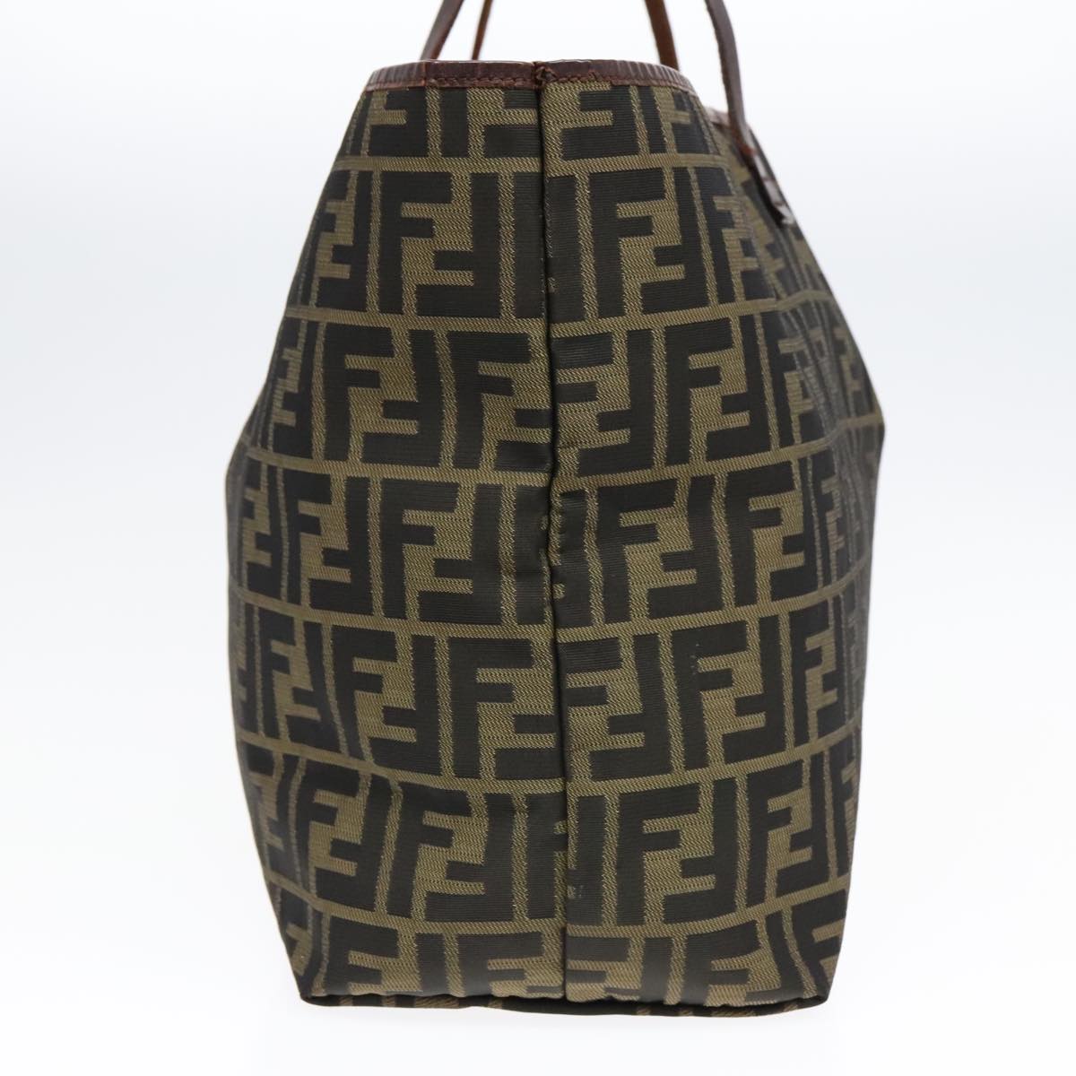 Luxury Fendi Zucca Canvas Tote Bag Brown Black92145