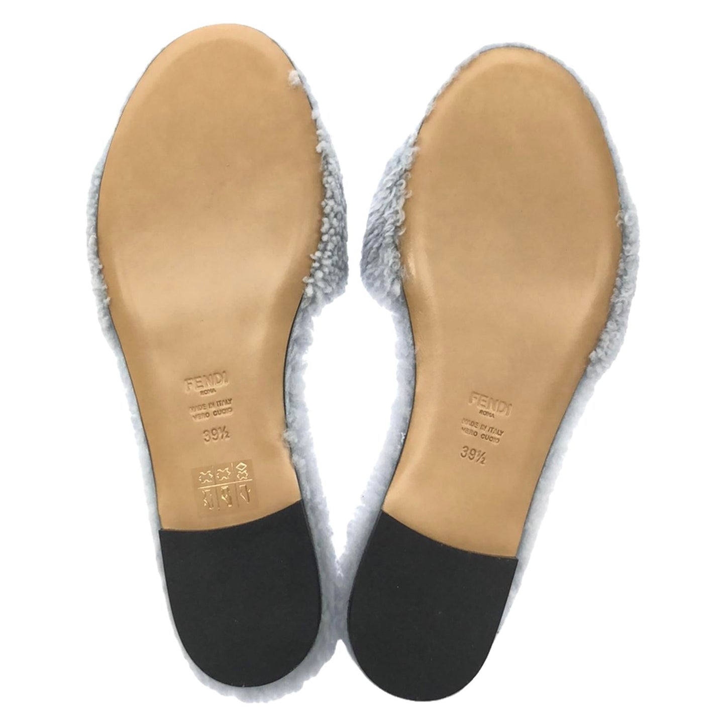 Luxury Fendi Sandals Sandals Mouton Blue