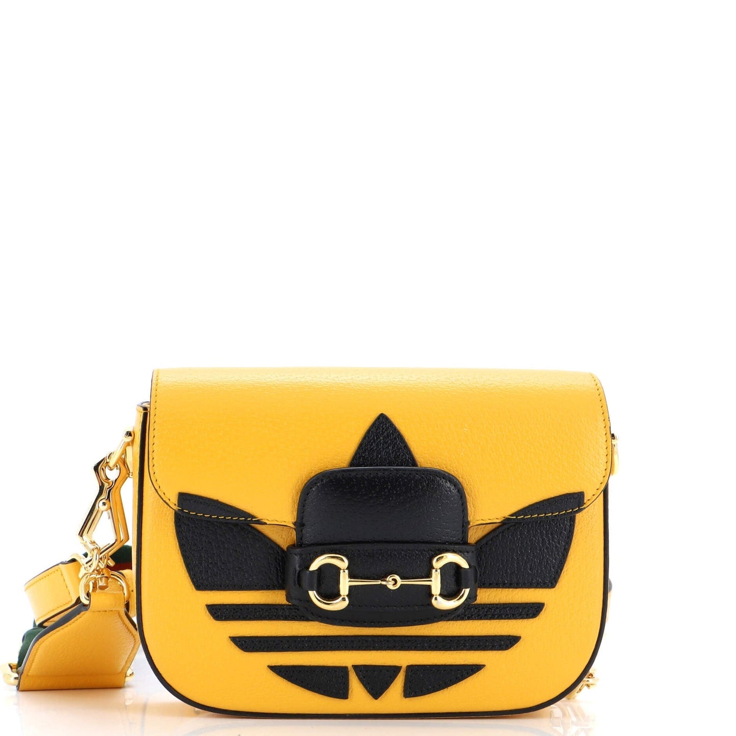Luxury Gucci Trending 2025 x Adidas Horsebit 1955 Shoulder Bag Leather Mini