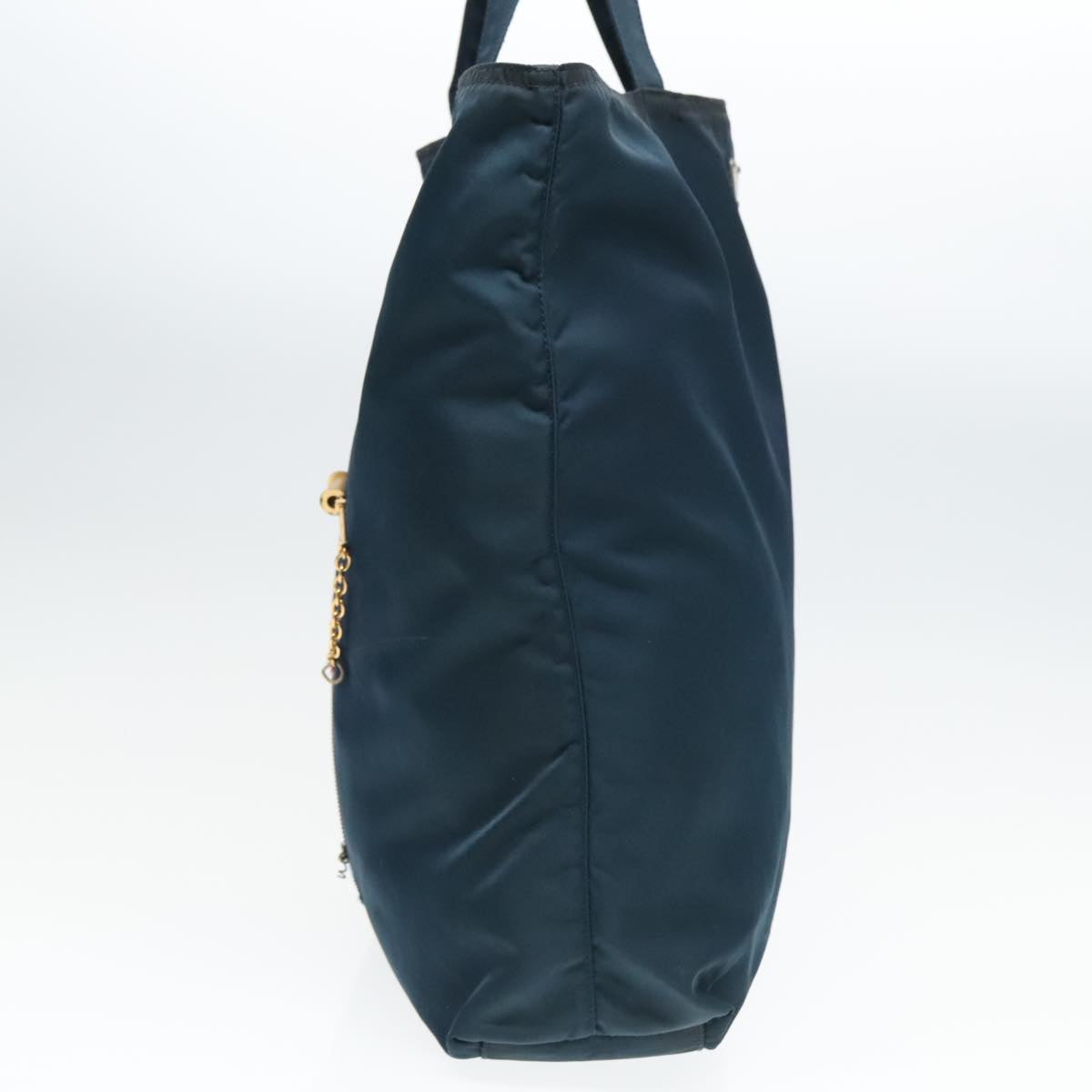 Luxury Prada Robot Tote Bag Nylon Navy 93015