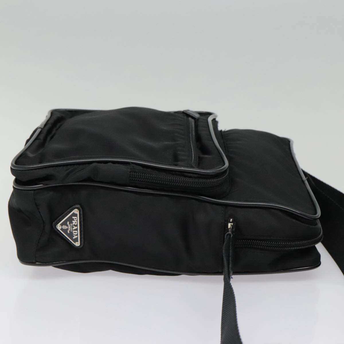 Luxury Prada Shoulder Bag Nylon Black 93017