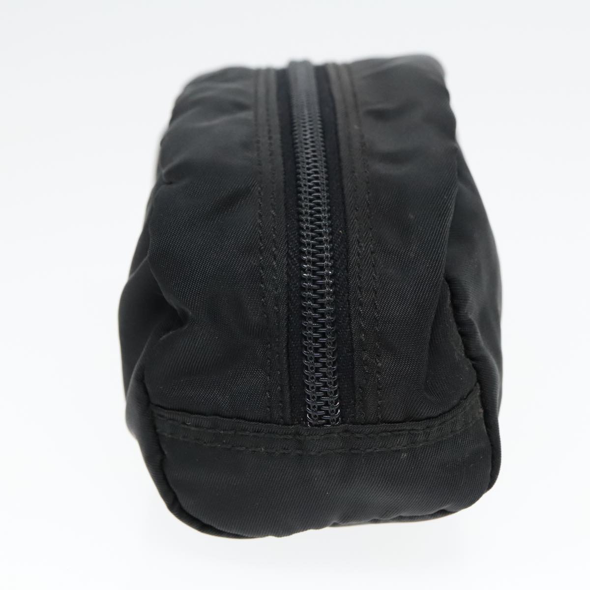 Luxury Prada Mini Pouch Nylon Black Silver 93040