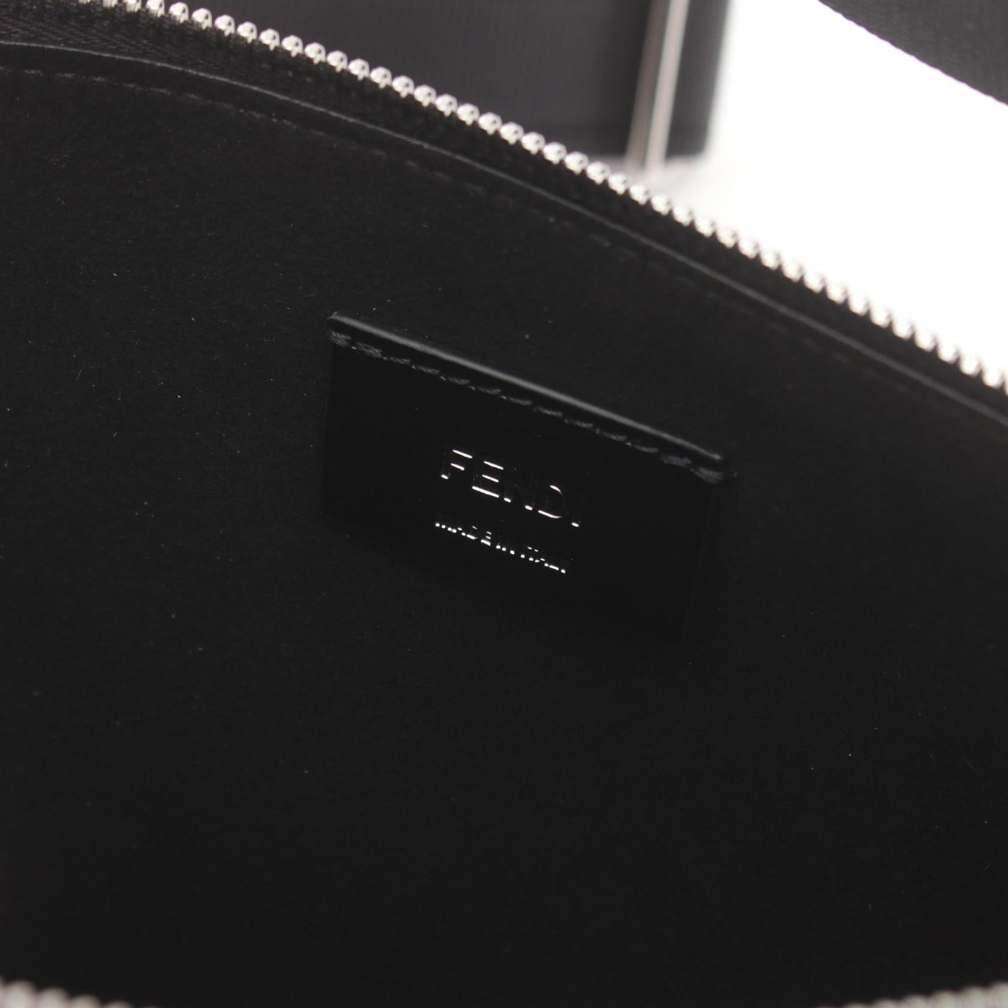 Luxury Fendi MELON SMALL Melon Small Shoulder bag Leather Black