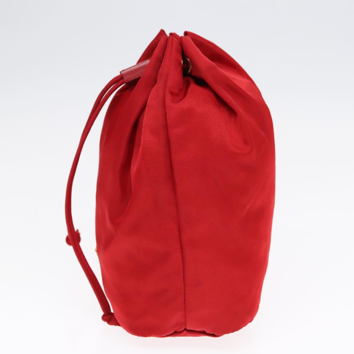 Luxury Prada Pouch Nylon Red 93502