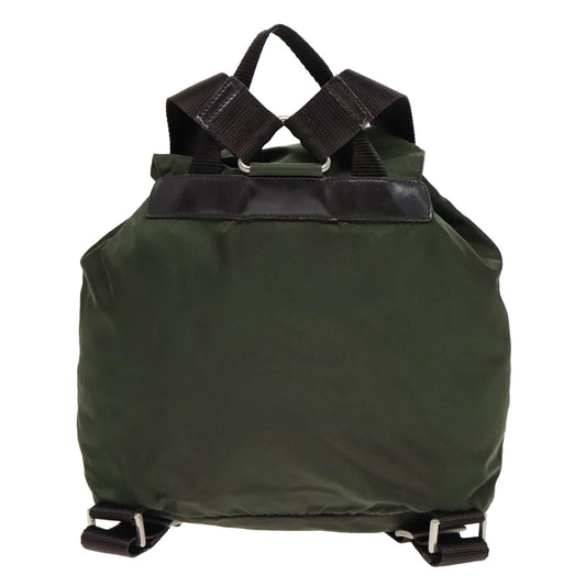 Luxury Prada Backpack Nylon Green 93542