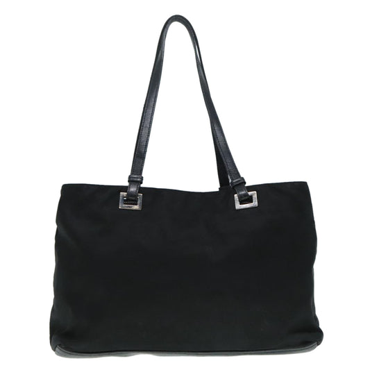 Luxury Prada Tote Bag Nylon Black 93605