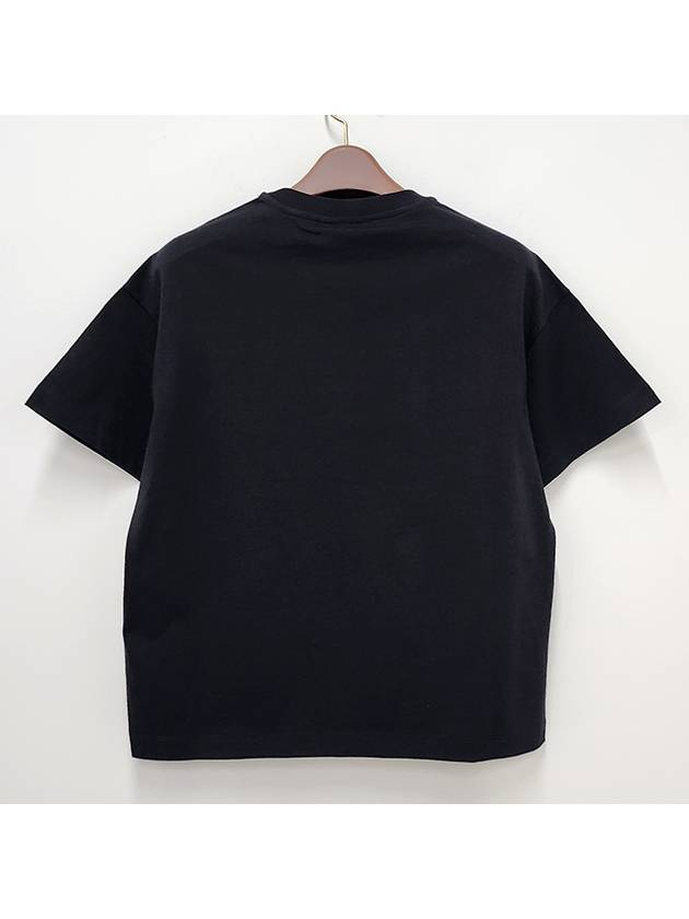 Luxury Fendi Kids Cotton Short Sleeve T-Shirt Black