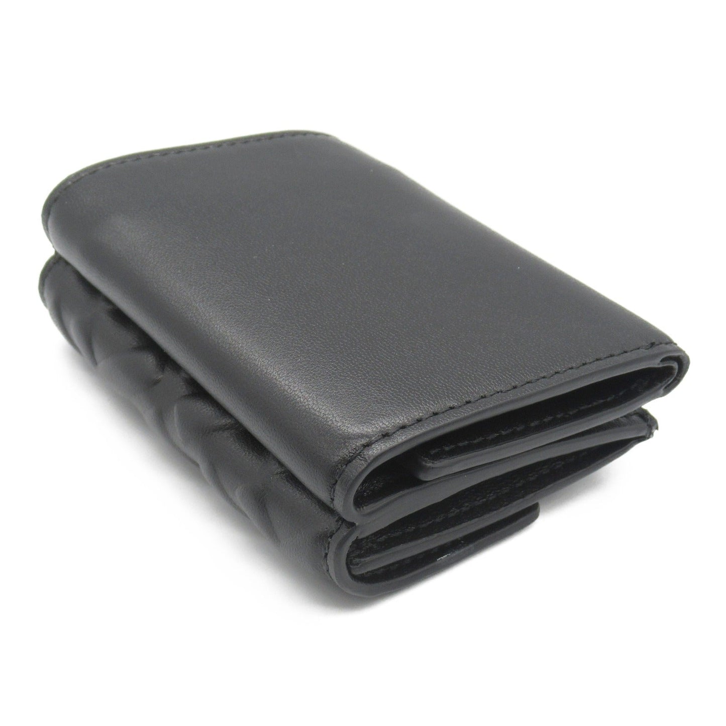 Luxury Fendi Tri-fold wallet Trifold wallet Leather Black
