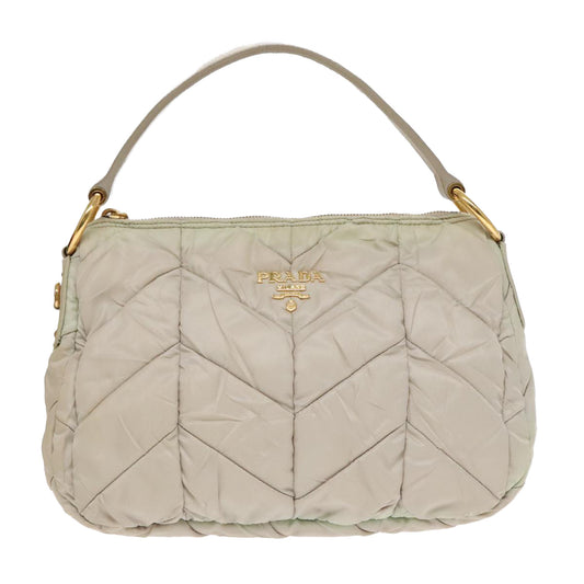 Luxury Prada Hand Bag Nylon Beige 93871