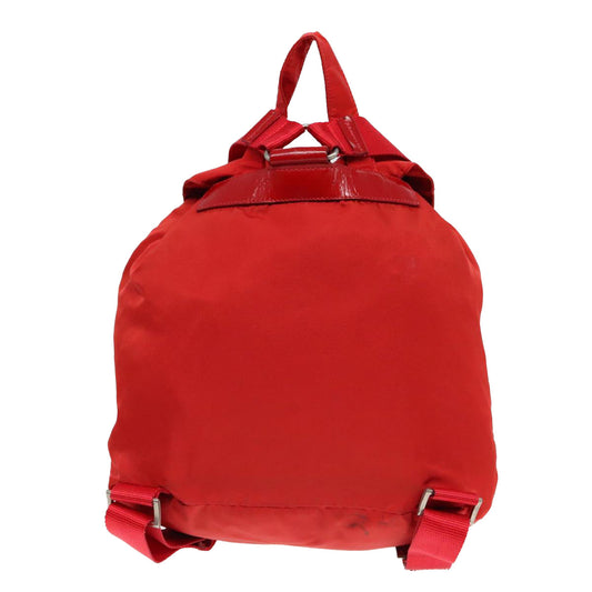 Luxury Prada Backpack Nylon Red 94000