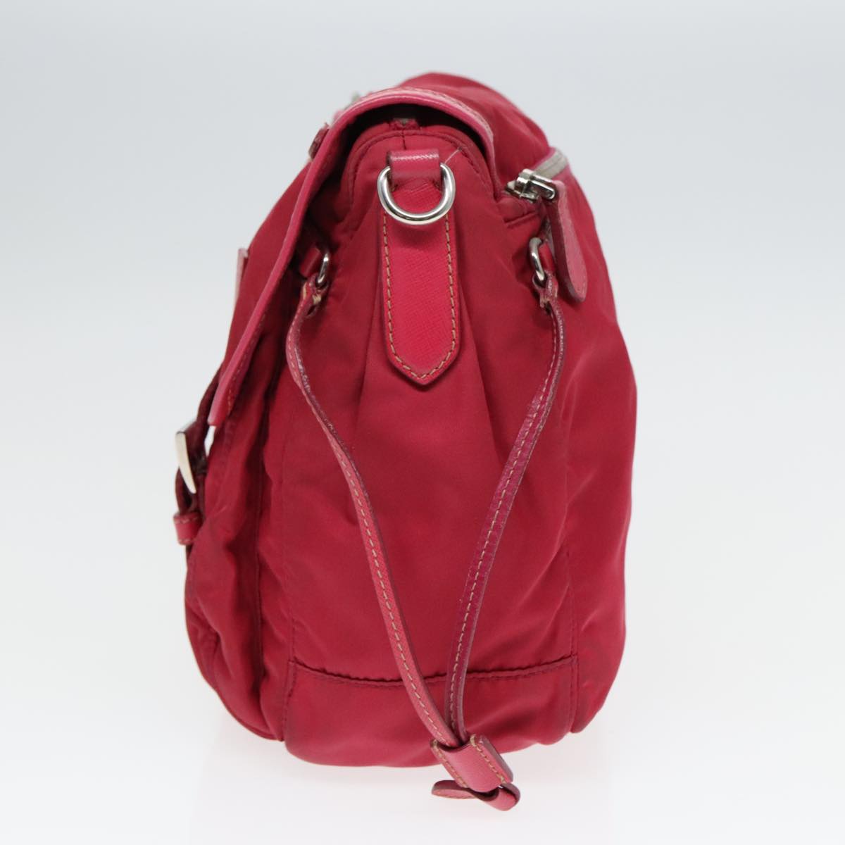 Luxury Prada Shoulder Bag Nylon Pink 94004