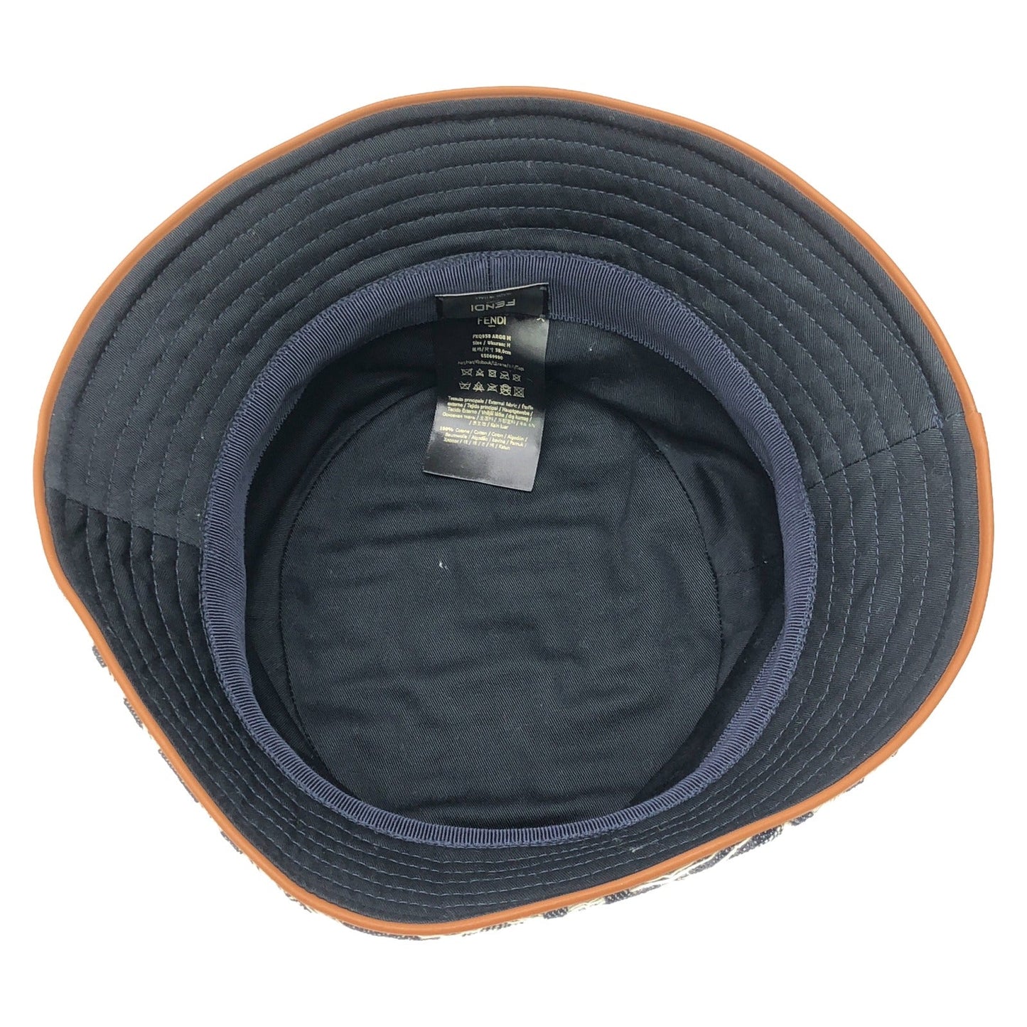 Luxury Fendi Bucket hat Hat Cotton Navy