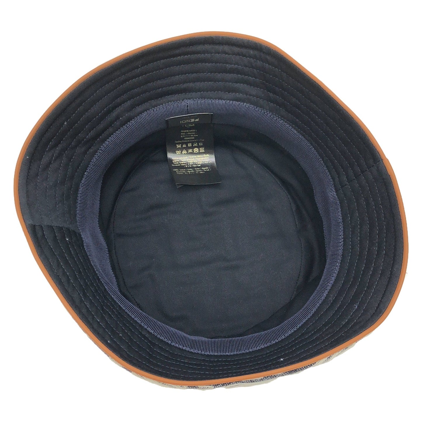Luxury Fendi Bucket hat Hat Cotton Navy