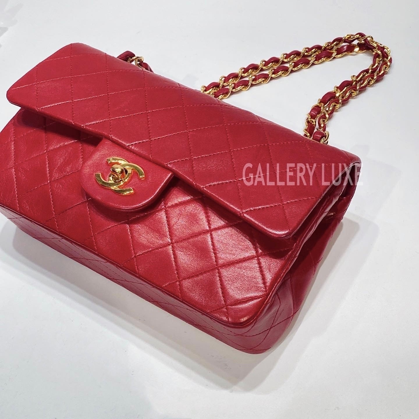 No.3375-Chanel Vintage Lambskin Classic Flap 23cm