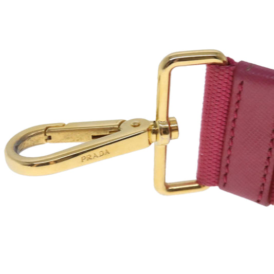Luxury Prada Adjustable Shoulder Strap Canvas 24.4""-44.5"" Pink 95004