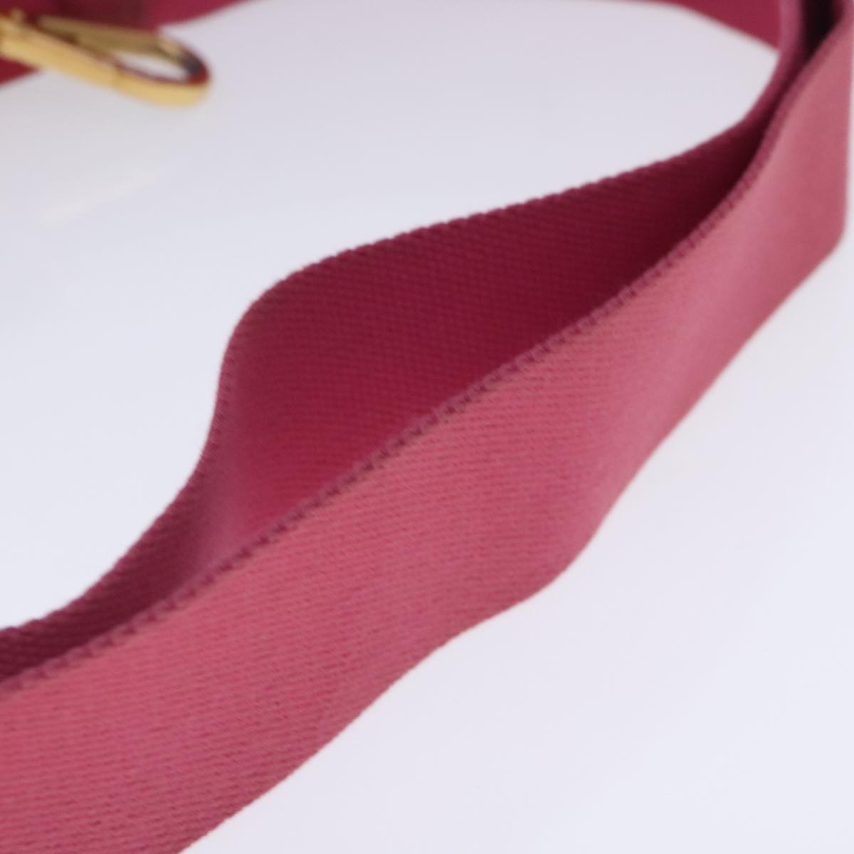 Luxury Prada Adjustable Shoulder Strap Canvas 24.4""-44.5"" Pink 95004