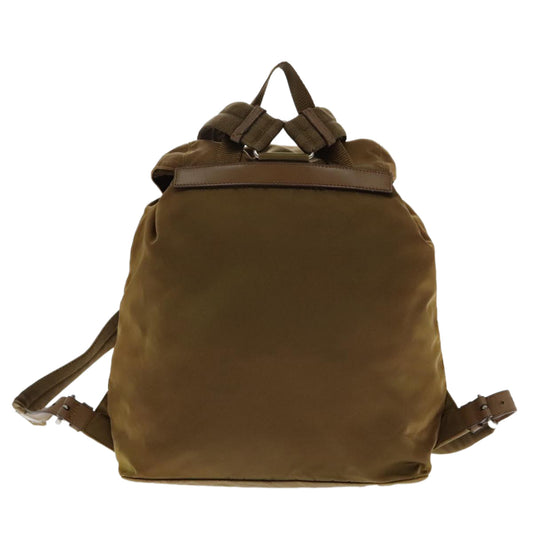 Luxury Prada Backpack Nylon Brown 95315