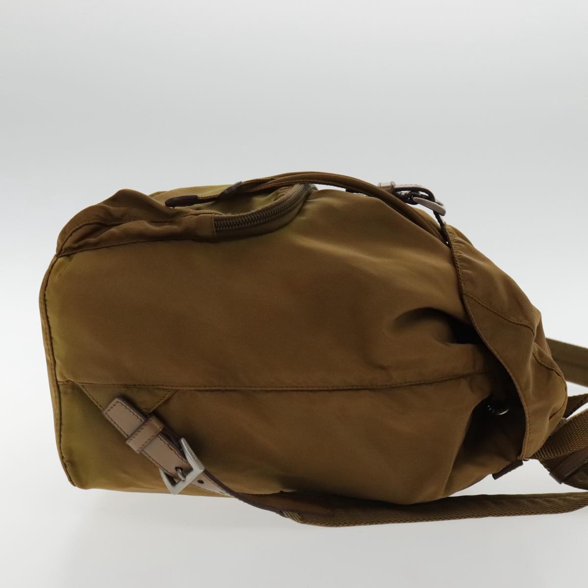 Luxury Prada Backpack Nylon Brown 95315