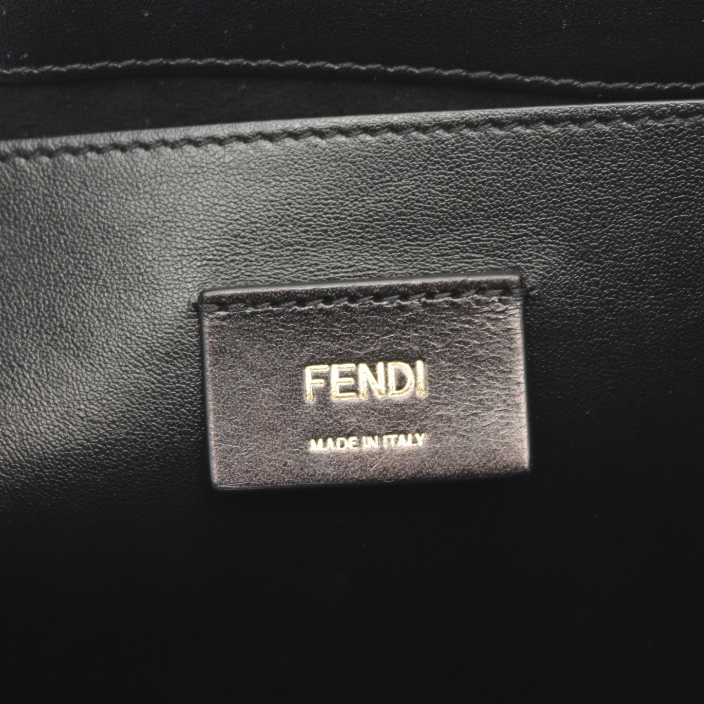 Luxury Fendi Shopping bag Medium Shoulder bag Tote bag Leather Yellow Black 2WAY