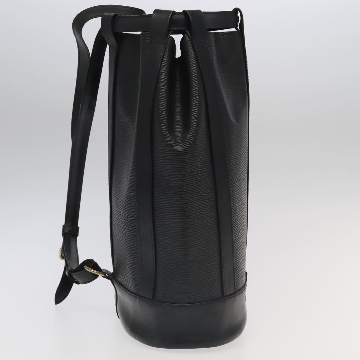 LOUIS VUITTON Epi Randonnee PM Shoulder Bag Black M52352 LV 95619