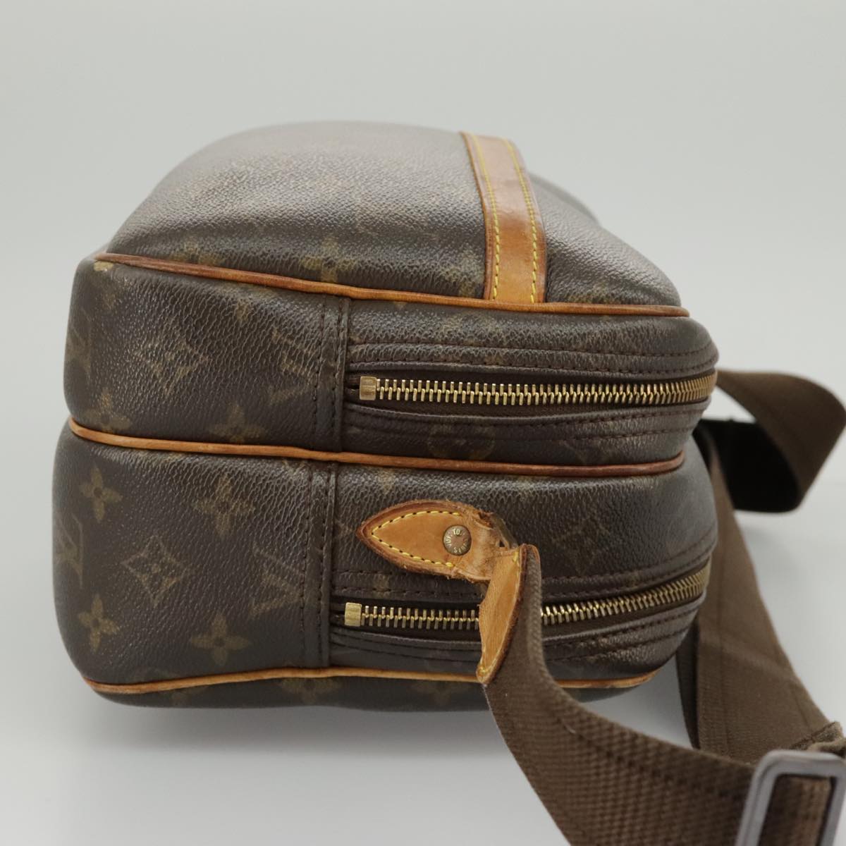 LOUIS VUITTON Monogram Reporter PM Shoulder Bag M45254 LV 95758