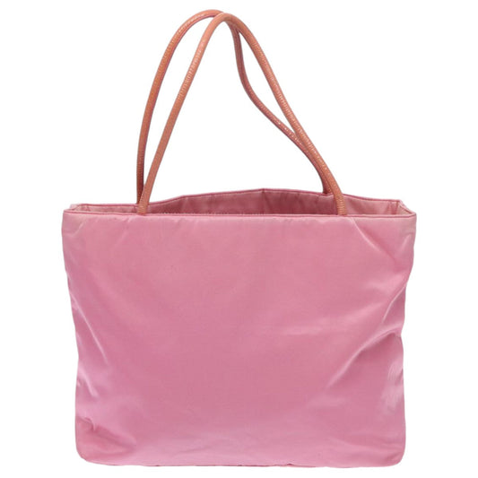 Luxury Prada Tote Bag Nylon Pink Gold 95997