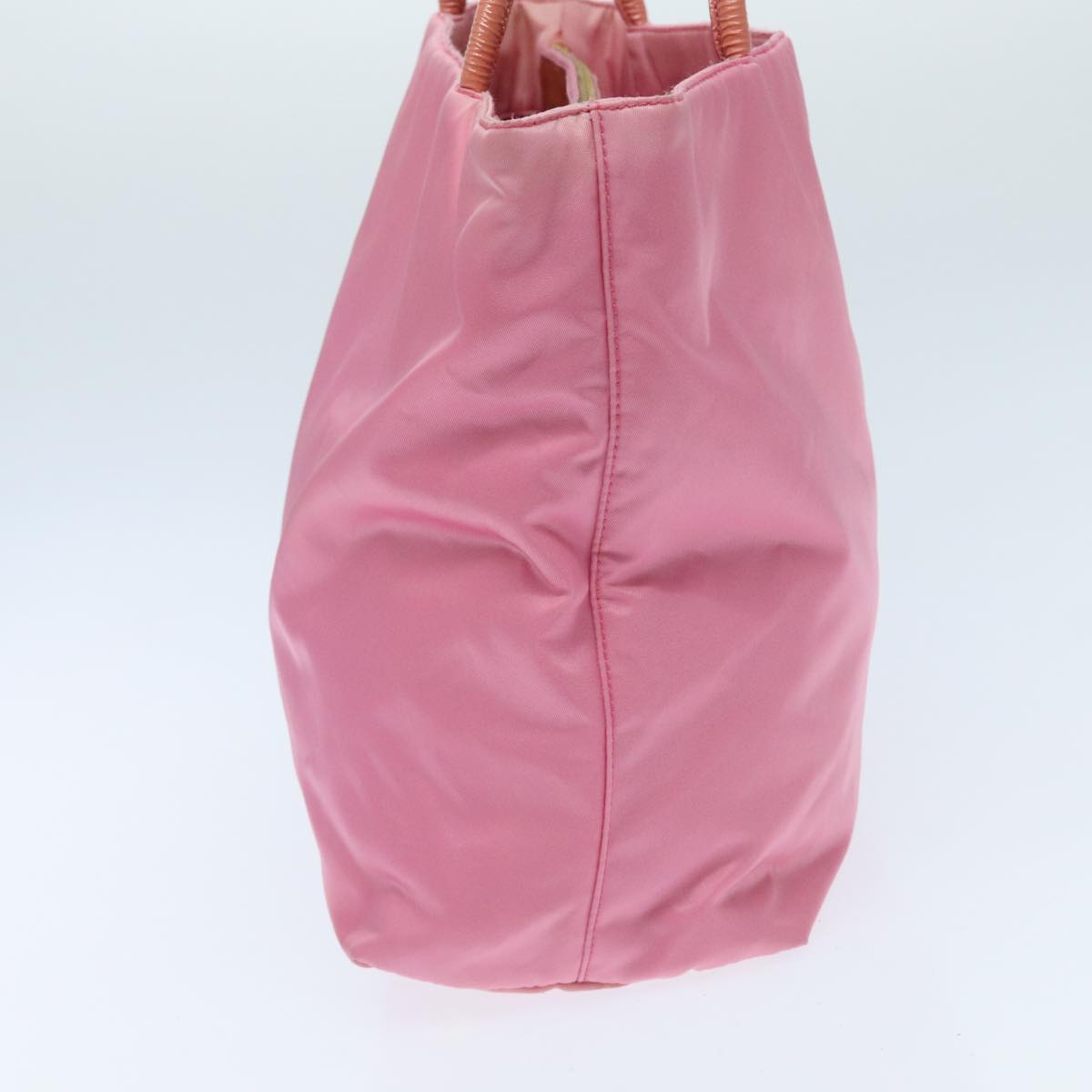 Luxury Prada Tote Bag Nylon Pink Gold 95997