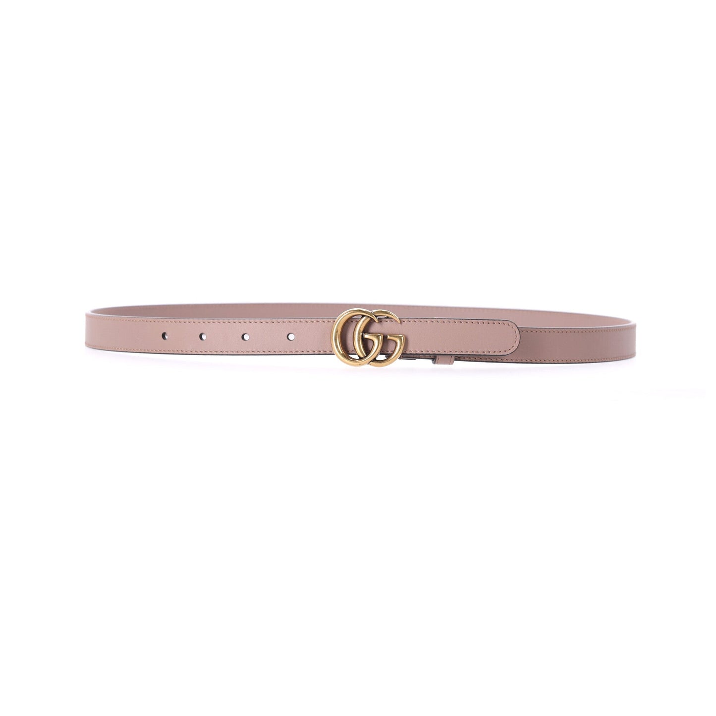 Gucci GG Marmont 90 Belt in Pink Leather