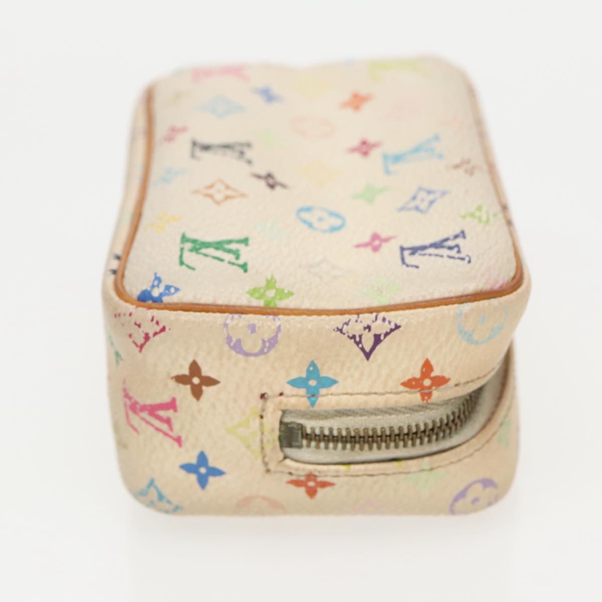 LOUIS VUITTON Monogram Multicolor Trousse Wapity Pouch White M58033 96162