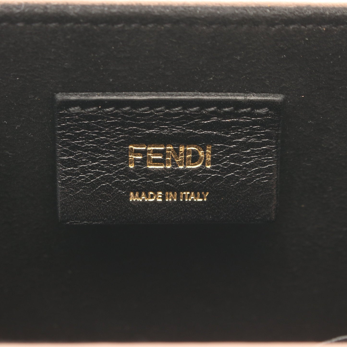 Luxury Fendi Box Shoulder bag Leather Pink beige