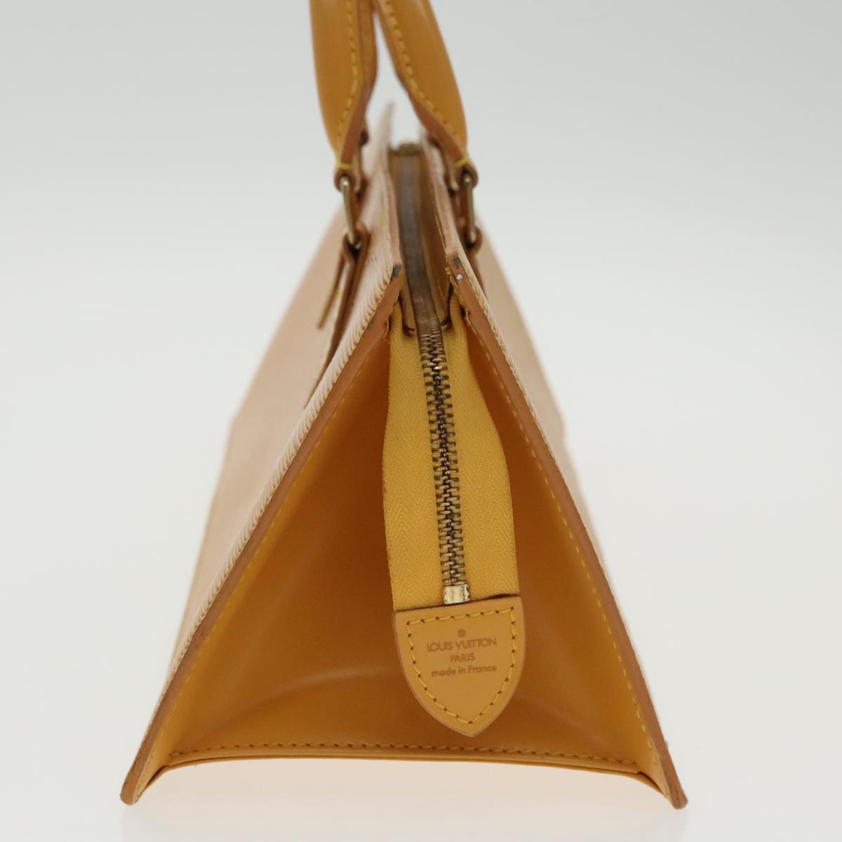 LOUIS VUITTON Epi Sac Triangle Hand Bag Yellow M52099 LV 96322