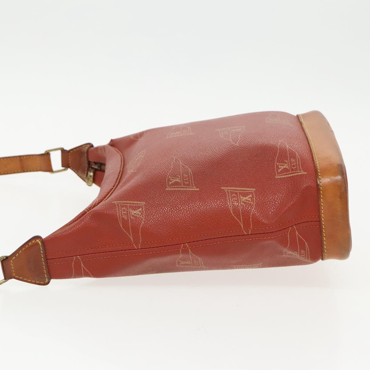 LOUIS VUITTON LOUIS VUITTON Cup Le Touquet Shoulder Bag Red M80027 96365