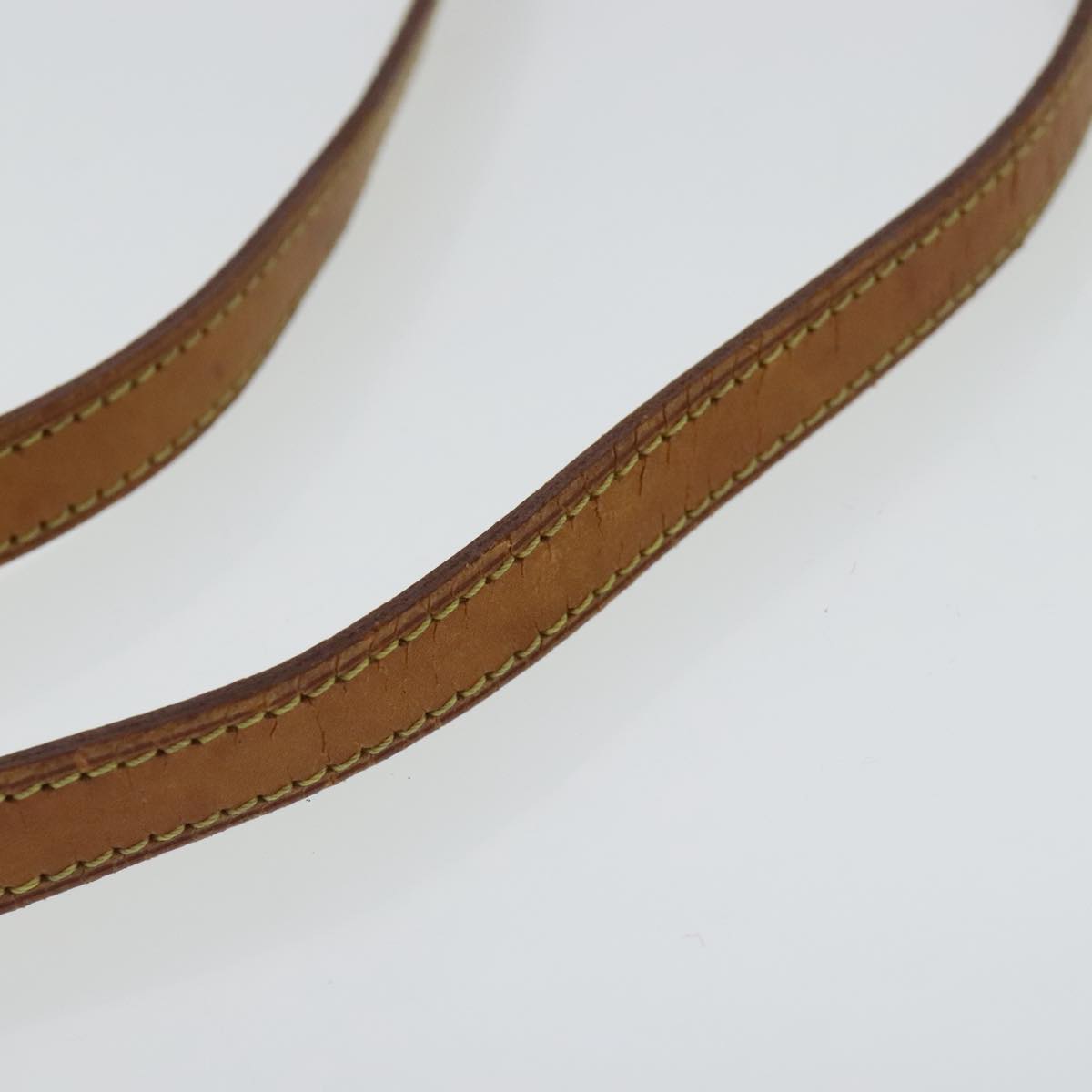 LOUIS VUITTON Shoulder Strap Leather 44.9"" Beige LV 96423