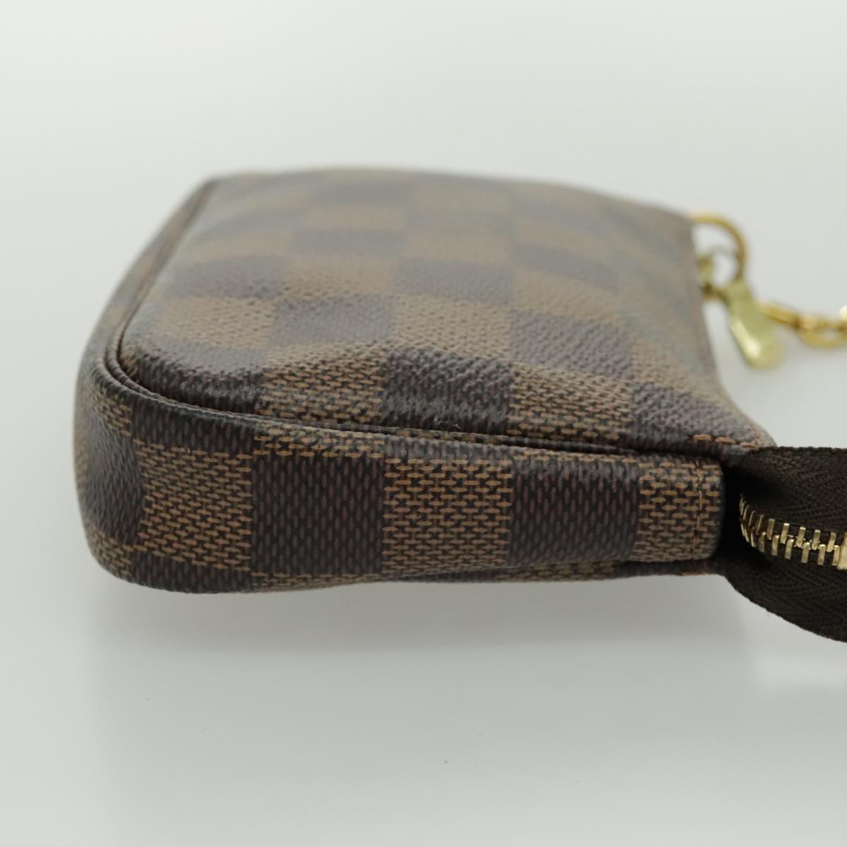 LOUIS VUITTON Damier Ebene Mini Pochette Accessoires Pouch N58009 LV 96450