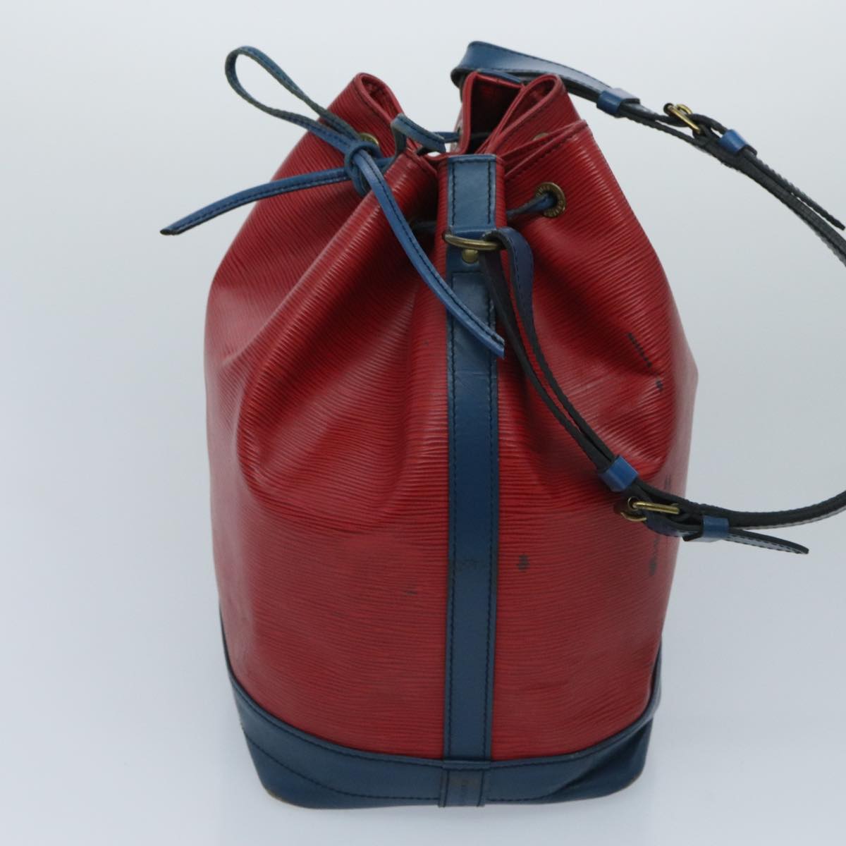 LOUIS VUITTON Epi Noe Shoulder Bag Bicolor Red Blue M44084 LV 96478
