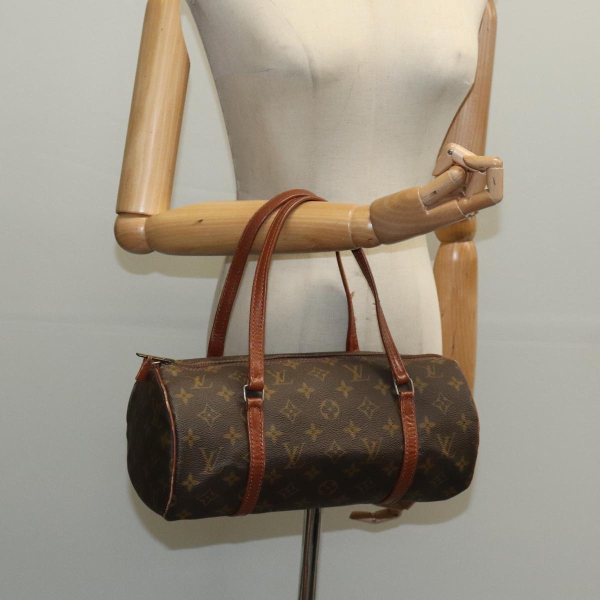 LOUIS VUITTON Monogram Papillon 30 Hand Bag M51385 LV 96543
