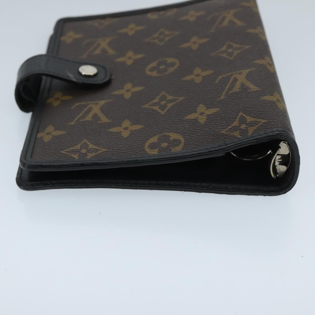 LOUIS VUITTON Monogram Macassar Agenda MM Day Planner Cover R21084 96736