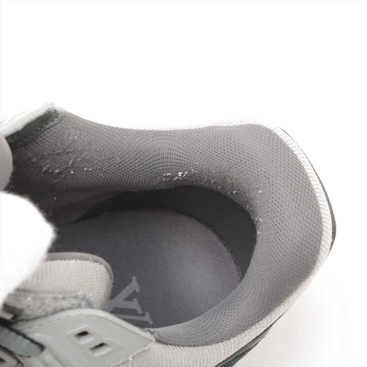 Louis Vuitton LV Trainer Line 19 Years Wool Trainers 7 1/2 Grey NV0169 ed Switched Switched