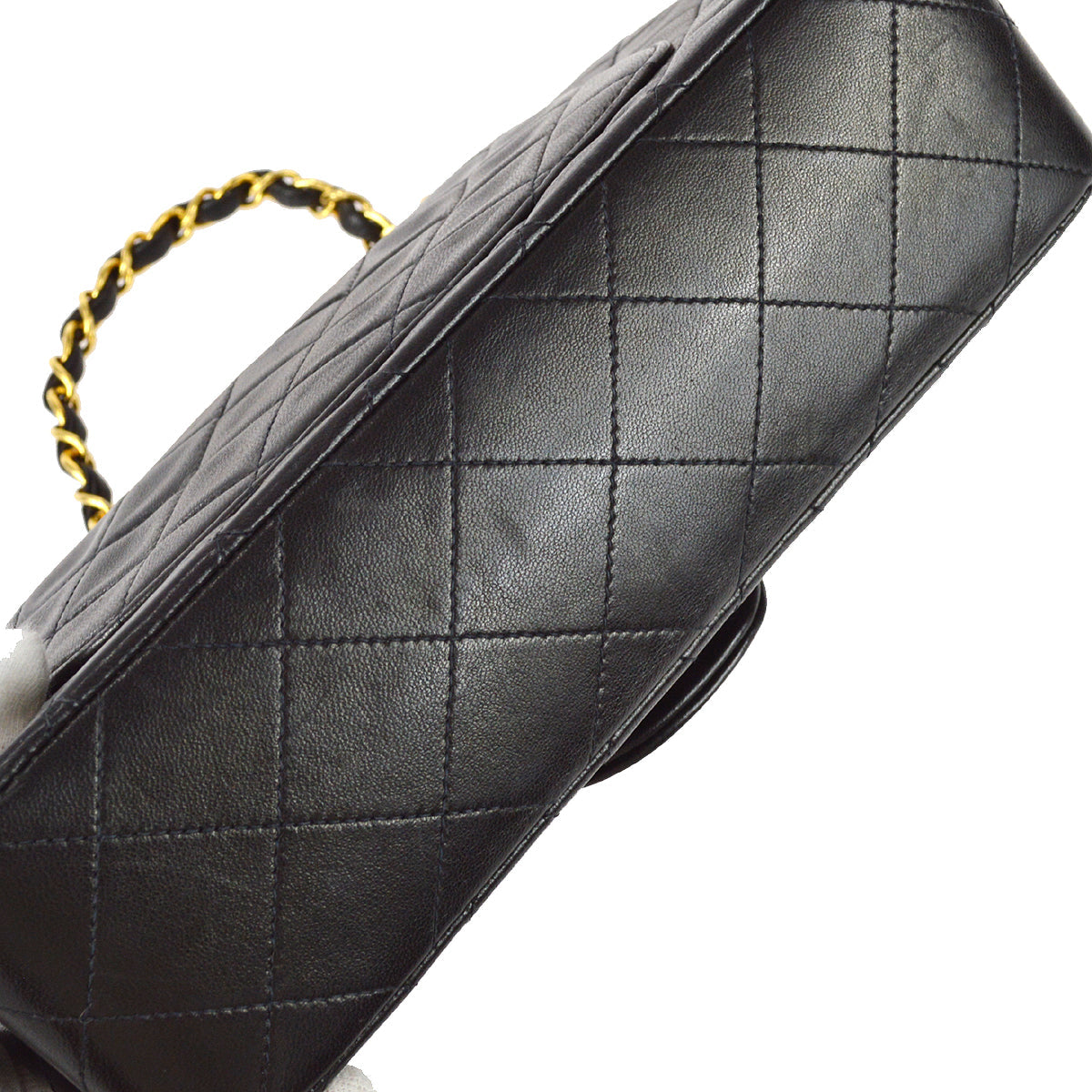 Luxury Chanel 1994-1996 Lambskin Small Classic Double Flap Shoulder Bag