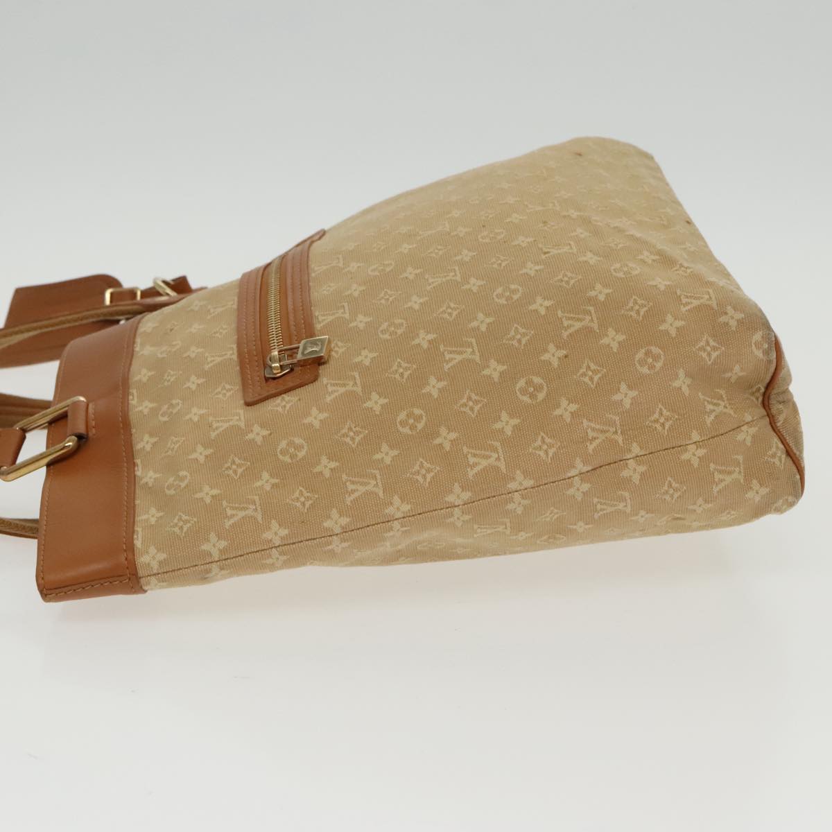 LOUIS VUITTON Monogram Mini Lucille GM Tote Bag Beige M92683 LV 97127