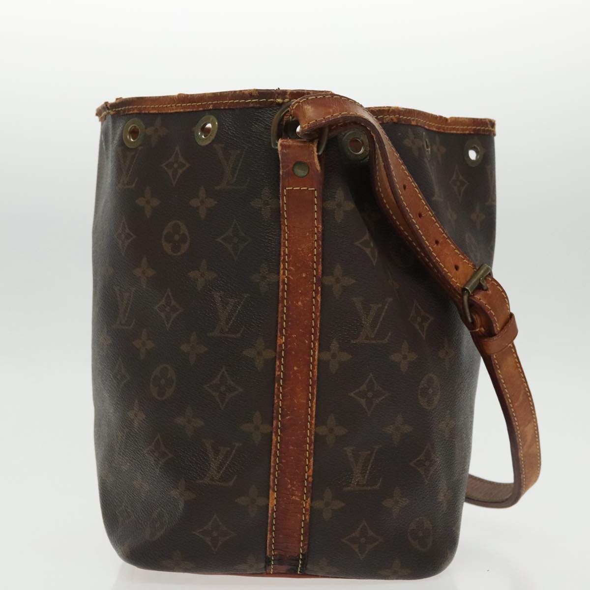 LOUIS VUITTON Monogram Petit Noe Shoulder Bag M42226 LV 97198