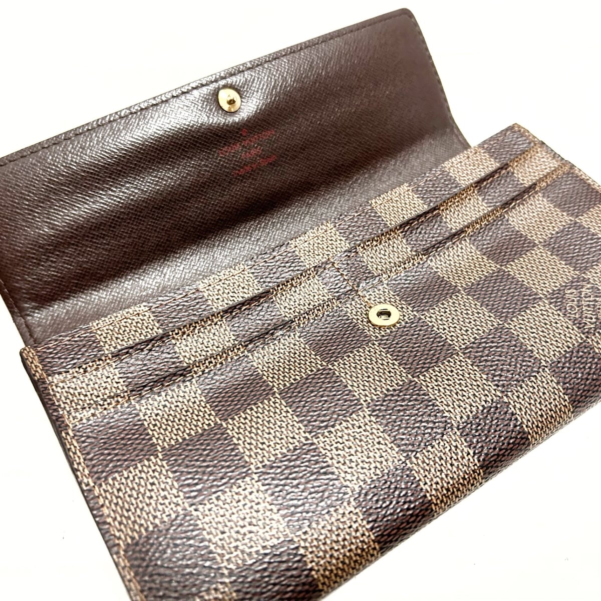 Louis Vuitton Portefeuille Sarah Canvas Wallet ()