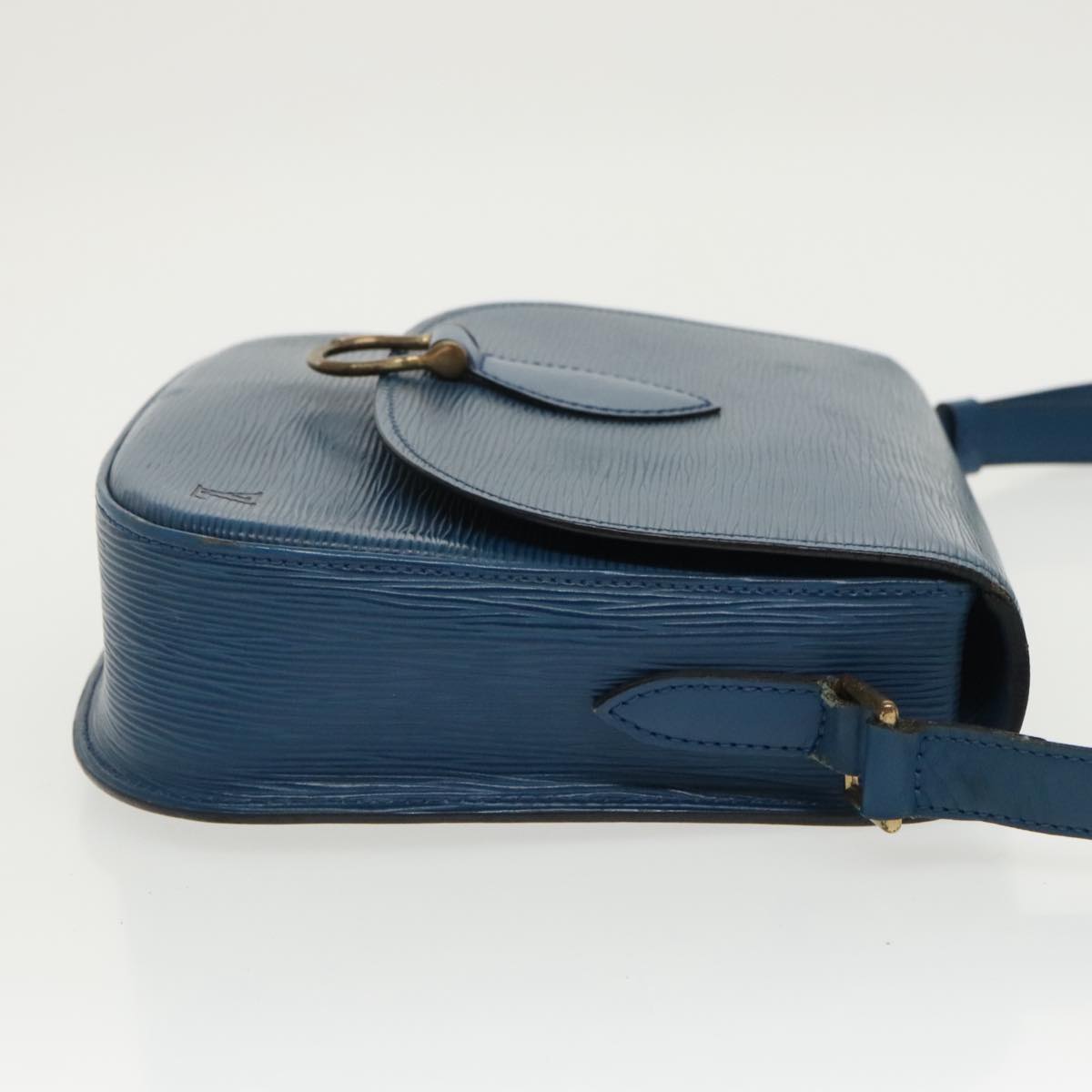 LOUIS VUITTON Epi Saint Cloud GM Shoulder Bag Toledo Blue M52195 LV 97379