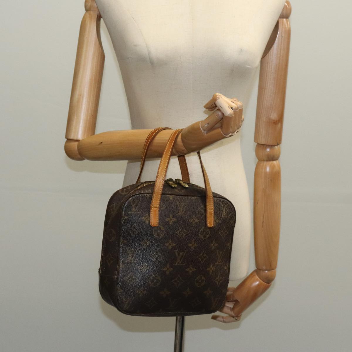 LOUIS VUITTON Monogram Spontini Hand Bag 2way M47500 LV 97654