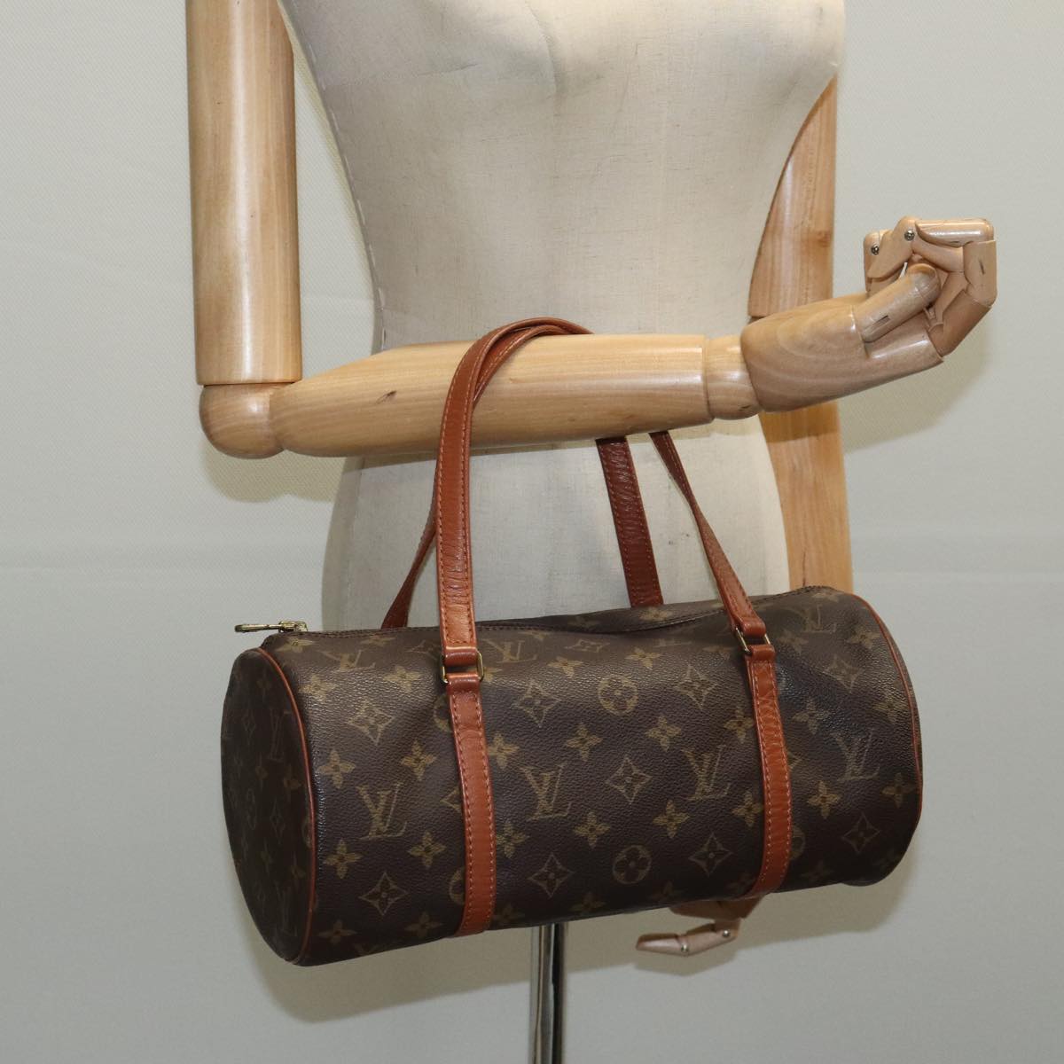 LOUIS VUITTON Monogram Papillon 30 Hand Bag Vintage M51385 LV 97715