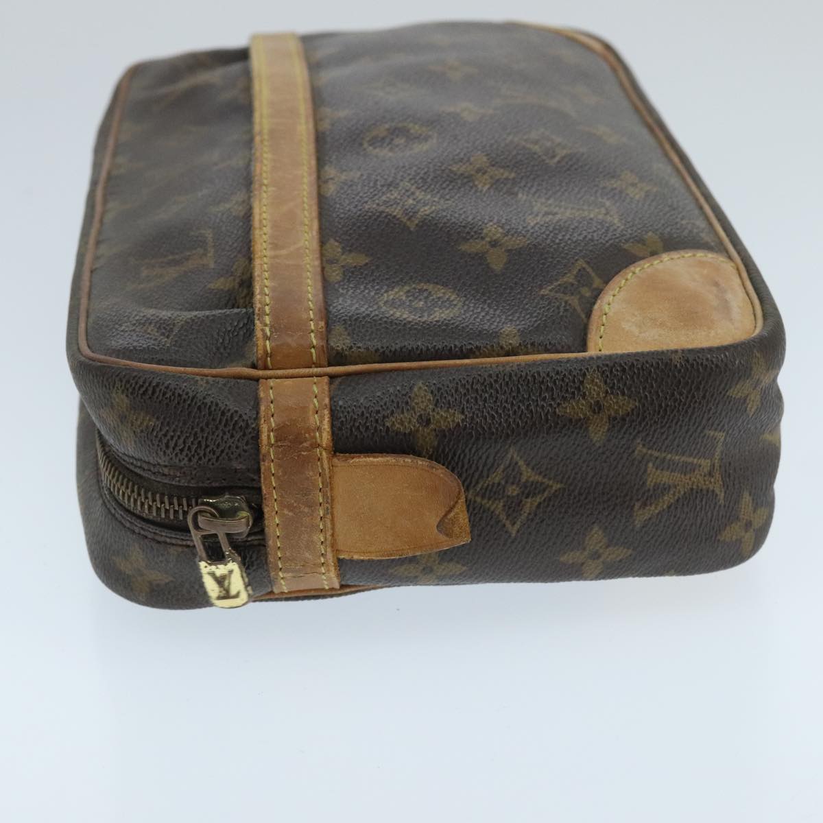 LOUIS VUITTON Monogram Compiegne 28 Clutch Bag M51845 LV 97857