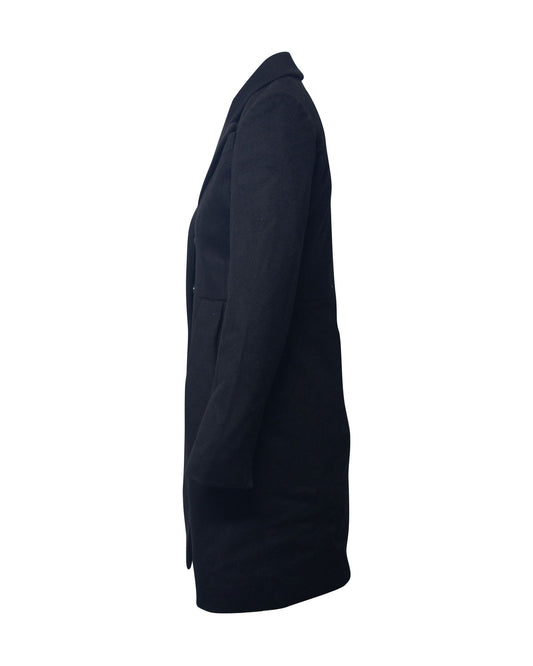 Luxury Gucci Trending 2025 Coat with Peak Lapel Collar in Black Cupro