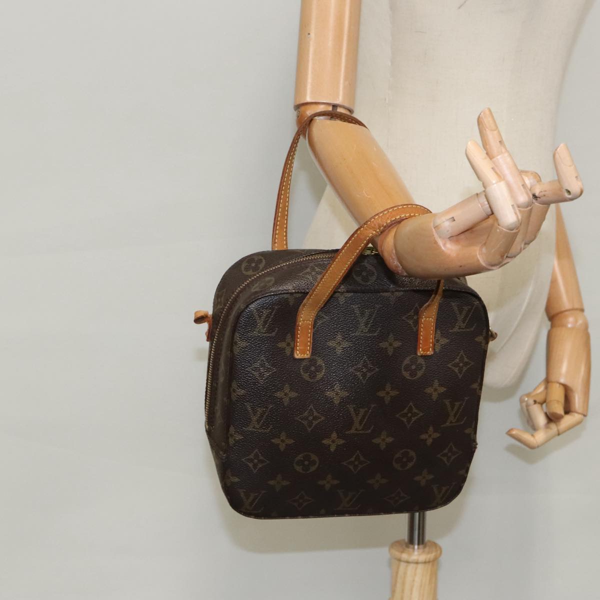 LOUIS VUITTON Monogram Spontini Hand Bag 2way M47500 LV 98048