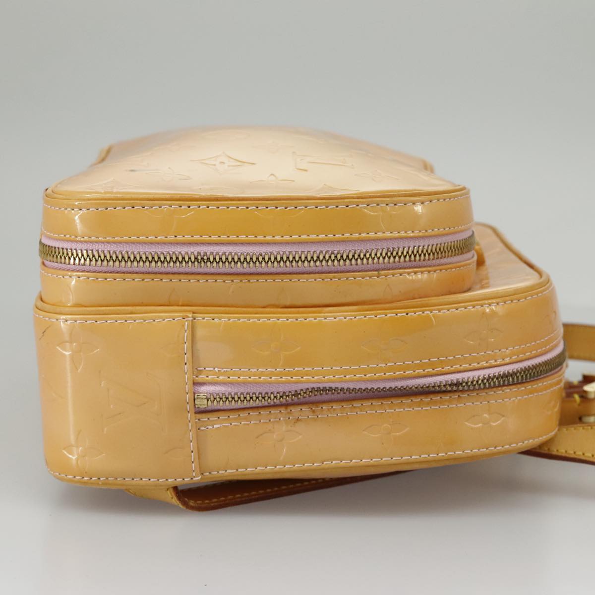 LOUIS VUITTON Monogram Vernis Marley Backpack Marshmallow Pink M91039 98067